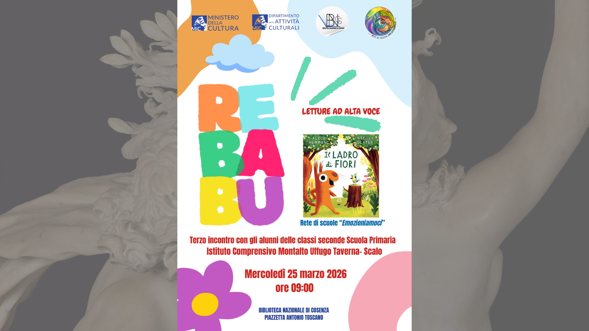 Rebabu Books alla Biblioteca Nazionale di Cosenza - 3° appuntamento